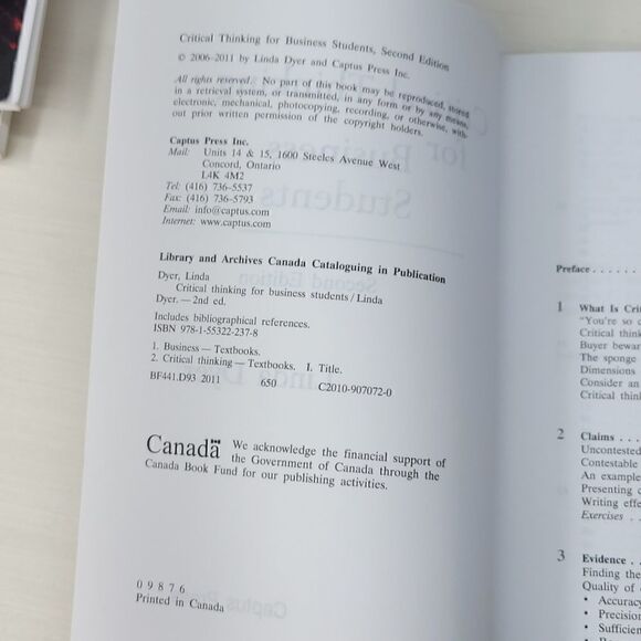 𝅺critical Thinking for Business Students - Picture 3 of 5